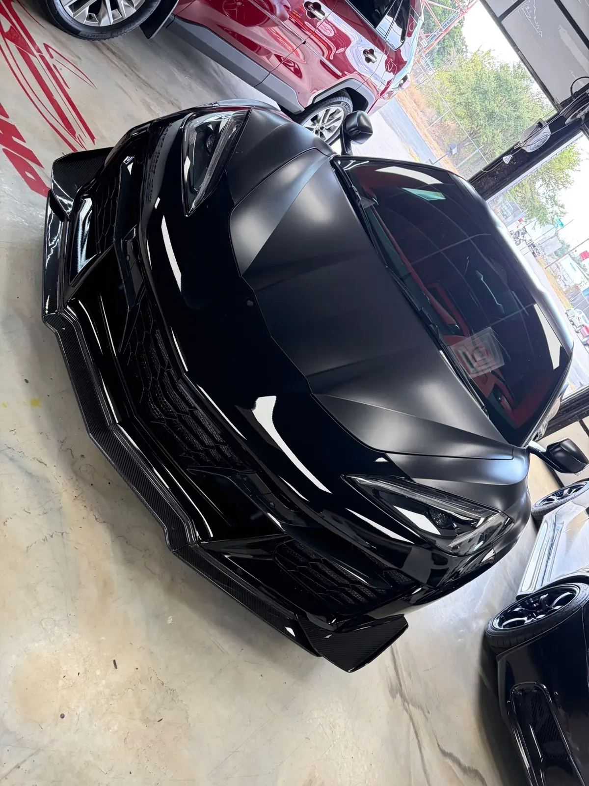 Black Camaro in the PDR Crew shop