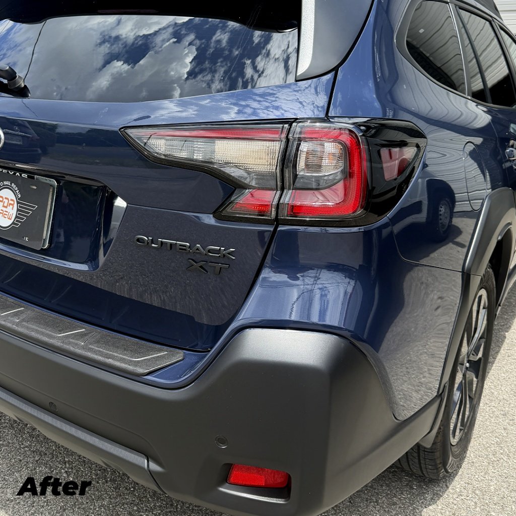 Subaru Outback rear bumper after repair